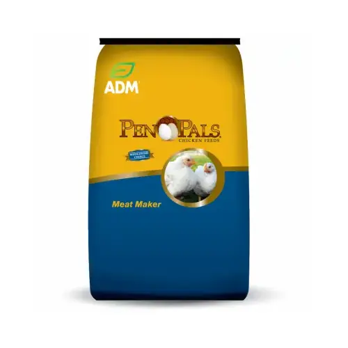 Pen Pals Chicken Feed, Meat Maker, Non-Medicated, Crumble, 50-Lbs. Pen Pals Chicken Feed, Meat Maker, Non-Medicated, Crumble, 50-Lbs.