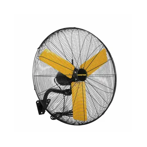 Oscillating Wall Fan, Direct-Drive, High-Velocity, 3-Speed, 30-In.