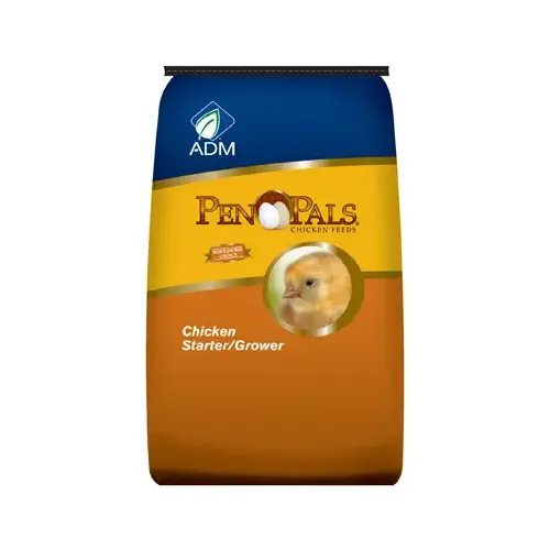 Pen Pals Chicken Starter Grower, Non-Medicated, Crumble, 25-Lbs. Pen Pals Chicken Starter Grower, Non-Medicated, Crumble, 25-Lbs.