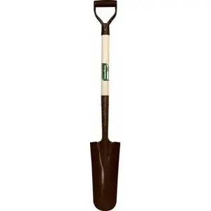 UNITED JUMBO CO., LTD 230183UJ Drain Spade, D-Grip Wood Handle