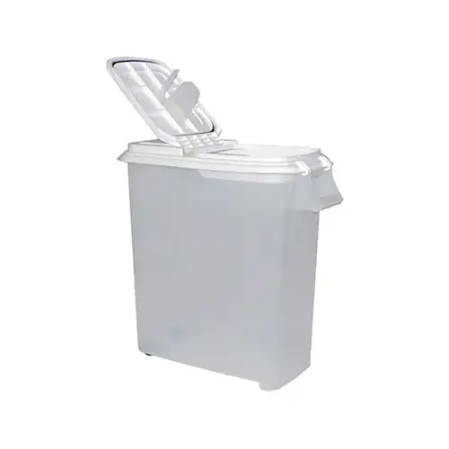 Pet Food Dispenser, Roll-Away, 50-Qts.