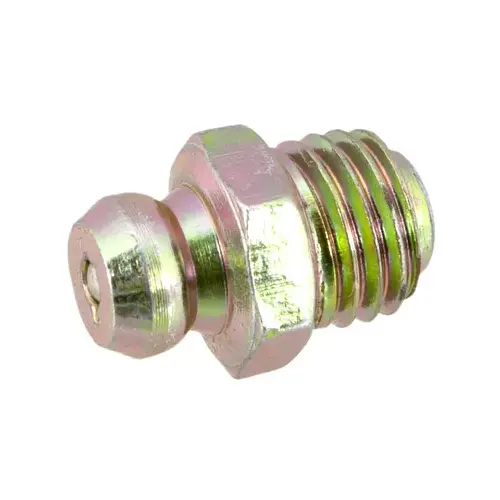 Grease Fitting, Short Straight, 8mm x 1 Thread - pack of 10 Grease Fitting, Short Straight, 8mm x 1 Thread - pack of 10