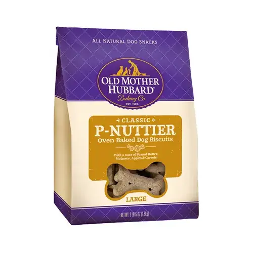Dog Treats, P-Nuttier Biscuits, Large, 3.5-Lbs. Dog Treats, P-Nuttier Biscuits, Large, 3.5-Lbs.