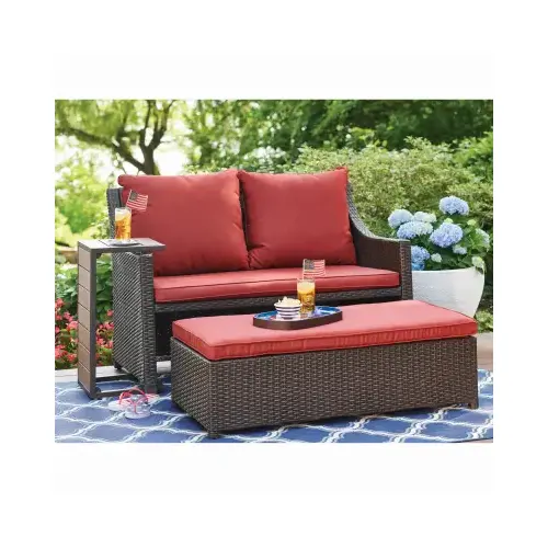 Redington 3-Pc. Patio Seating Set With Loveseat, Table & Ottoman Redington 3-Pc. Patio Seating Set With Loveseat, Table & Ottoman