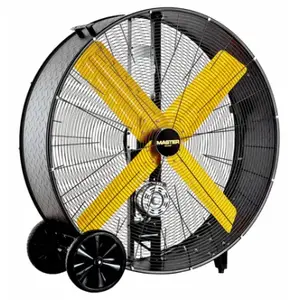 Master MAC-48-BDF Barrel Fan, Belt-Drive, 2-Speed, 48-In.
