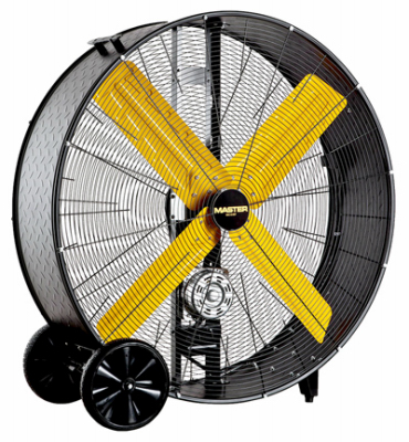 Master MAC-48-BDF Barrel Fan, Belt-Drive, 2-Speed, 48-In.
