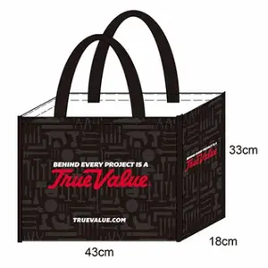 1 BAG AT A TIME-IMPORT 1101-40TV Laminated Reusable Shopping Bag