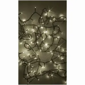 Holiday Wonderland SL100WWTW LED Compact String 100-Light Set, Micro, Twinkling Warm White