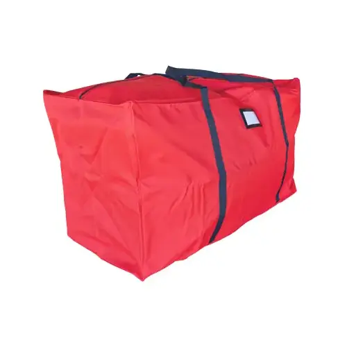 Holiday Storage Bag, Multi-Purpose, Red Polyester, Jumbo Holiday Storage Bag, Multi-Purpose, Red Polyester, Jumbo