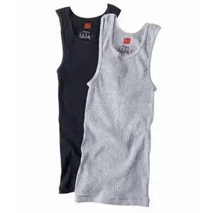 HANESBRANDS INC 392DP2-M MED BLK/GRY TankTee Pair