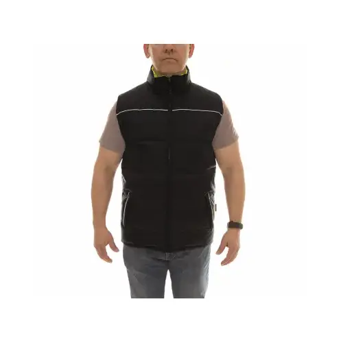Workreation Reversible Insulated Vest, Fluorescent Yellow/Green/Black, XXL Workreation Reversible Insulated Vest, Fluorescent Yellow/Green/Black, XXL