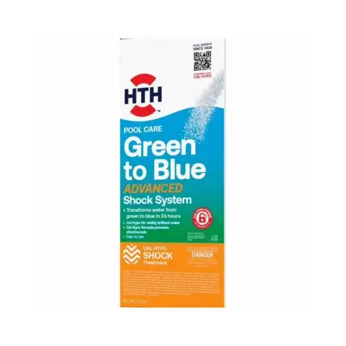 Pool Care Green to Blue, Advanced Shock System, 1 Kit Pool Care Green to Blue, Advanced Shock System, 1 Kit