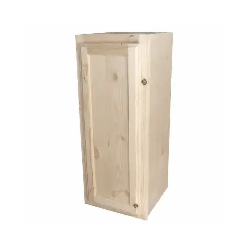 Wall Cabinet, Pine, 12 x 30 In.