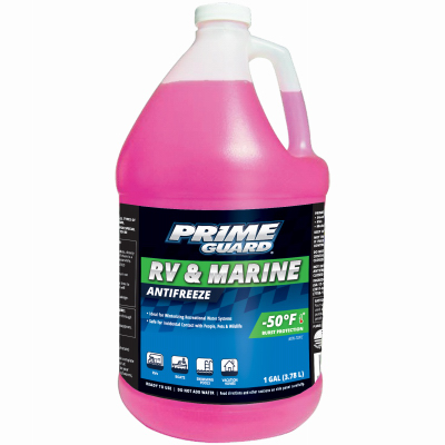 Prime Guard PRIM95006 Premium Gallon -50 Deg F RV and Marine Antifreeze Clear/Red