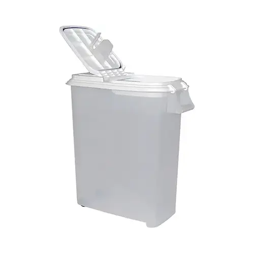 Pet Food Dispenser, Roll-Away, 80-Qts.