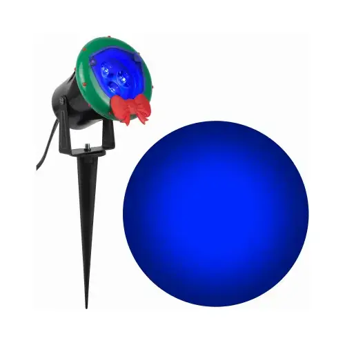 Christmas LightShow Projection LED Spotlight, Icy Blue