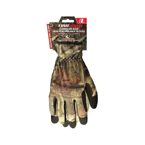 Mossy Oak Utility Camo Gloves - Large, 1 Pair Mossy Oak Utility Camo Gloves - Large, 1 Pair