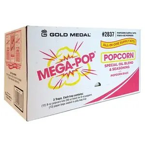 GOLD MEDAL PRODUCTS 2837 6OZ All In1 Popcorn Kit
