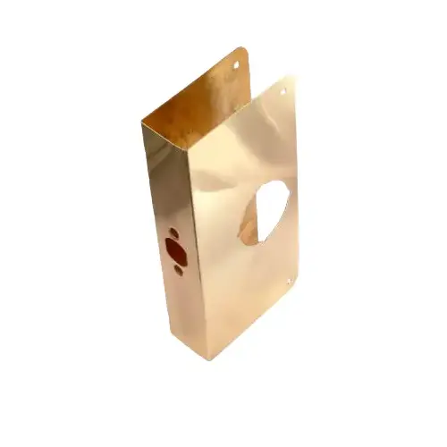 9-Inch Brass 1-3/4-Inch Thick Door Reinforcer 9-Inch Brass 1-3/4-Inch Thick Door Reinforcer