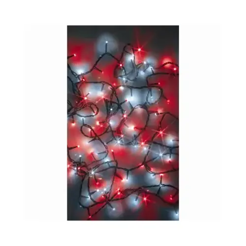 Twinkle Compact LED Starry Lights, 100 Red/White LED Bulbs, 17-1/2-Ft. Total Length Twinkle Compact LED Starry Lights, 100 Red/White LED Bulbs, 17-1/2-Ft. Total Length