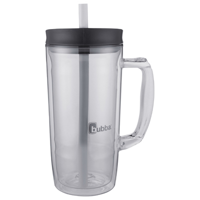 IGNITE USA 11370 Insulated Beverage Mug, Straw Lid, 32-oz., Assorted Colors