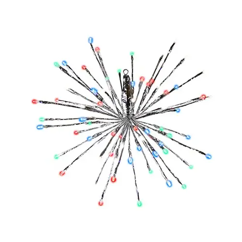 Wire LED Sphere, 16 Branches, 8 Functions, Radiant Blast Multi, 16-In. Wire LED Sphere, 16 Branches, 8 Functions, Radiant Blast Multi, 16-In.