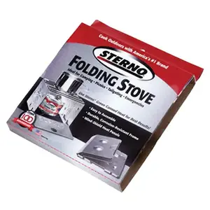 STERNO GROUP, THE 70308 Single-Burner Folding Stove Metallic