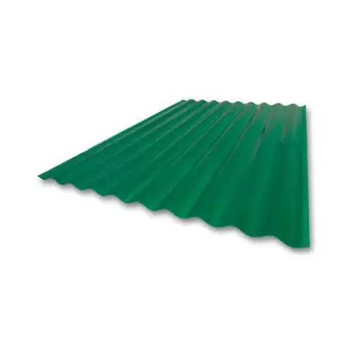 26-In. x 12-Ft. Super 600 Heavy-Duty Green Fiberglass Panel - pack of 10