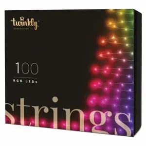 LEDWORKS SRL TWS100STP-GUS Animated 100-Light Set, Wi-Fi Enabled, LED Red, Blue, Green Lights