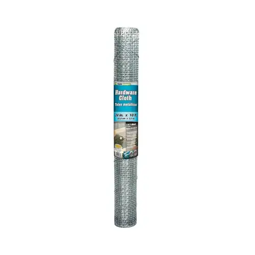 Metal Hardware Cloth Fence, 1/4-In. Mesh, 24-In. x 10-Ft. Metal Hardware Cloth Fence, 1/4-In. Mesh, 24-In. x 10-Ft.