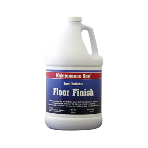 Floor Finish, Semi-Buffable, Gallon