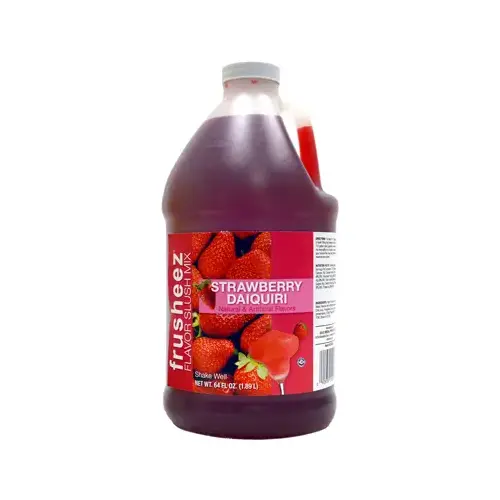 Frusheez Strawberry Daiquiri Flavor 1/2 Gal. Slush Mix Frusheez Strawberry Daiquiri Flavor 1/2 Gal. Slush Mix