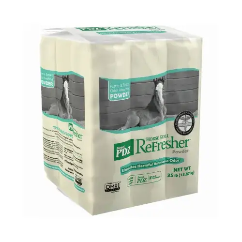 Horse Stall Refresher, Bedding, Non-Toxic Mineral, 35-Lb. Horse Stall Refresher, Bedding, Non-Toxic Mineral, 35-Lb.