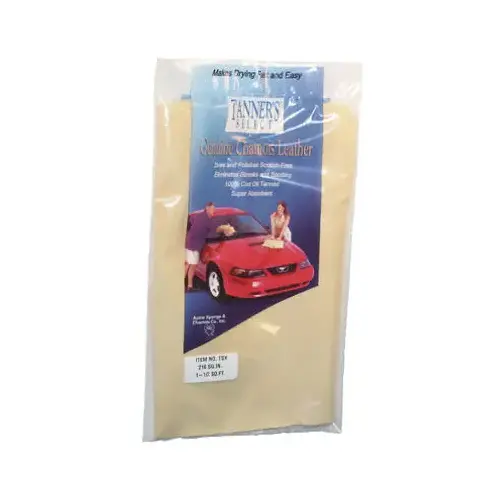 Genuine Chamois Leather, 1-1/2 Sq. Ft.