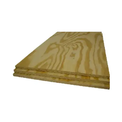Southern Yellow Pine Plywood Panel, BC Grade, 3/4 (23/32)-In. x 2 x 4-Ft.