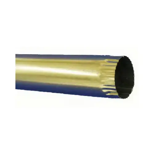 Gutter Downspout, Plain Round, Galvanized, 3-In. x 10-Ft. - pack of 5 Gutter Downspout, Plain Round, Galvanized, 3-In. x 10-Ft. - pack of 5