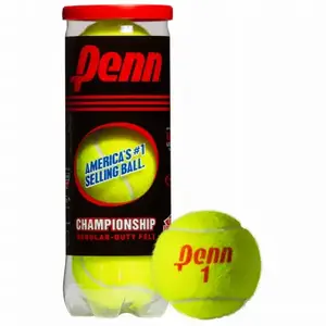 HEAD PENN RACQUET SPORTS 521101 Championship Tennis Balls, Regular-Duty - pack of 3