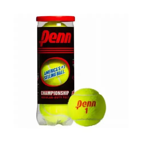 Championship Tennis Balls, Regular-Duty - pack of 3 Championship Tennis Balls, Regular-Duty - pack of 3