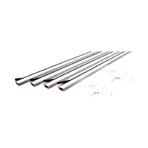 White Make-To-Fit Screen Kit for 36-In. Square Screen White Make-To-Fit Screen Kit for 36-In. Square Screen