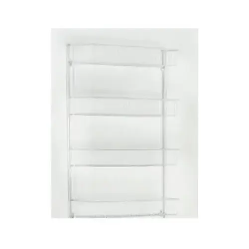 4-Wire-Shelf Unit, Door Or Wall Rack, White, 18-In. 4-Wire-Shelf Unit, Door Or Wall Rack, White, 18-In.