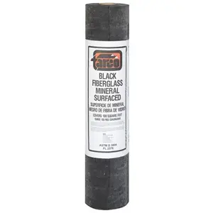 Tarco 90LB-BLK Roofing Mineral Surface, Black, 36-In. x 36-Ft. Roll