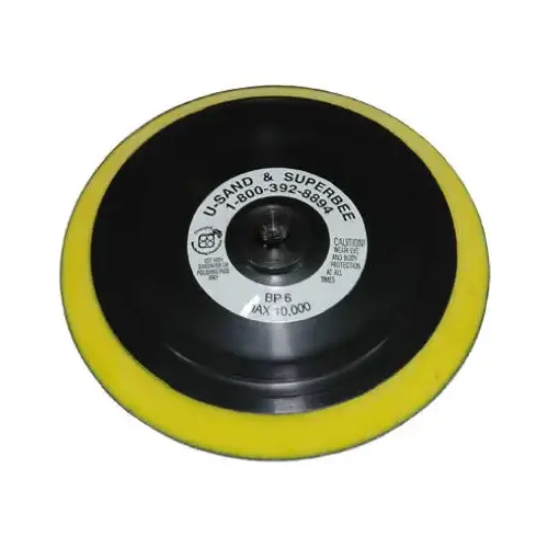 Floor Sander Backer Pad, 6 In.