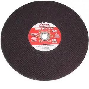 VIRGINIA ABRASIVES CORP 424-16114-XCP10 14x1/8x1 STL Wheel - pack of 10