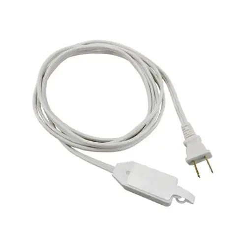 Extension Cord, 16/2 SPT-2 Polarized Cube Tap, White, 15-Ft. Extension Cord, 16/2 SPT-2 Polarized Cube Tap, White, 15-Ft.