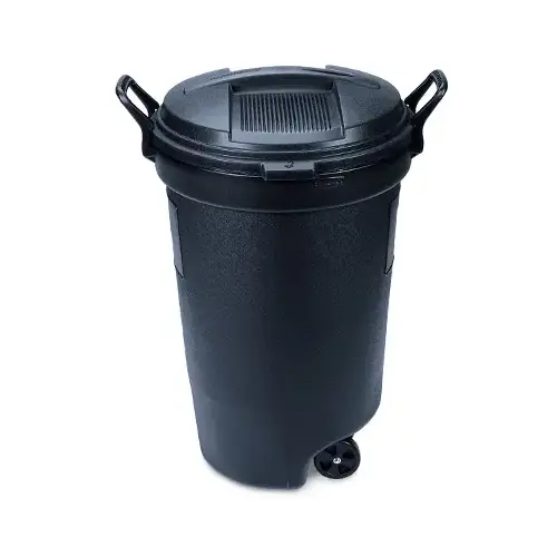 Roughneck Wheeled Trash Can, Black, 32-Gal. Roughneck Wheeled Trash Can, Black, 32-Gal.