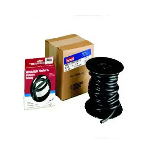 Auto Windshield Wiper/Washer Vacuum Hose, 7/32-In. Black