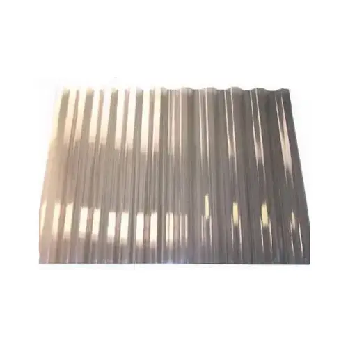 141936 Roof Panel, 12 ft L, 26 in W, Octagonal Wave Profile, Polycarbonate Thermoplastic Polymer, Smoke - pack of 10