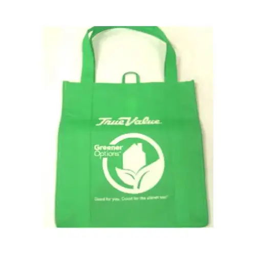 Reusable Shopping Bag, Bright Green Polypropylene