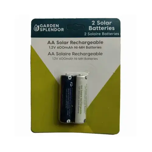 Solar Light Rechargeable Batteries, AAA pair Solar Light Rechargeable Batteries, AAA pair