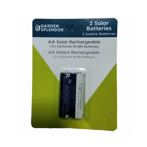 Solar Light Rechargeable Batteries, AA pair Solar Light Rechargeable Batteries, AA pair